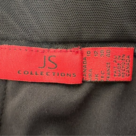 A-Line Maxi High Rise Flowy Black Sheer Womens 10 Skirt Whimsigoth Punk Formal - Picture 10 of 16